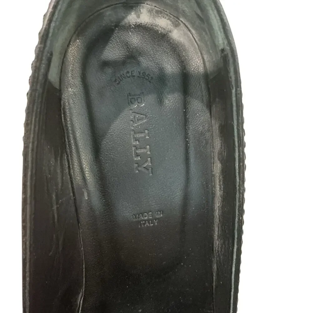 Bally Womens Dalina Pumps EU 37 US 6.5 Black Classic Old Money Academia Career